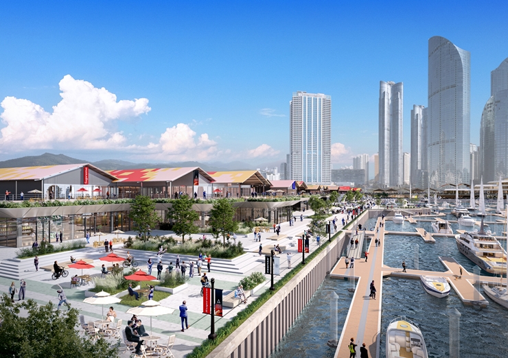 21-1 수영만 요트경기장 재개발사업 부분 투시도